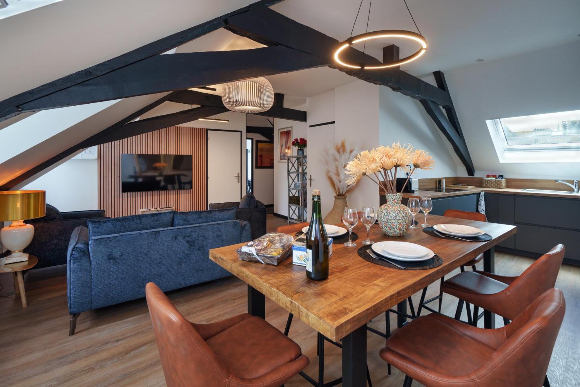 Apartamento Dans Les Airs Quimper Exterior foto