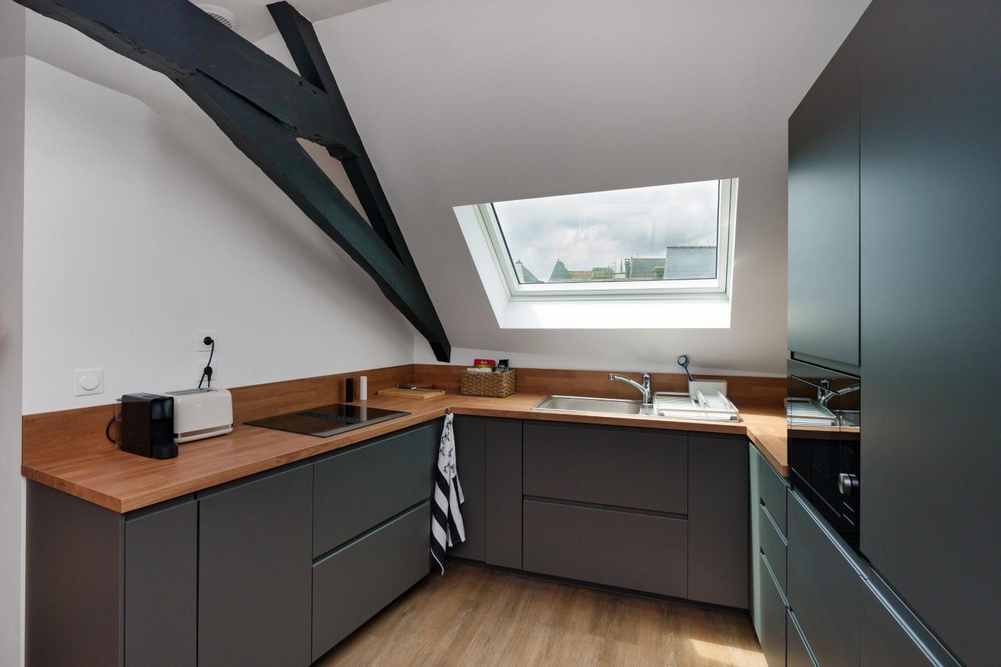 Apartamento Dans Les Airs Quimper Exterior foto